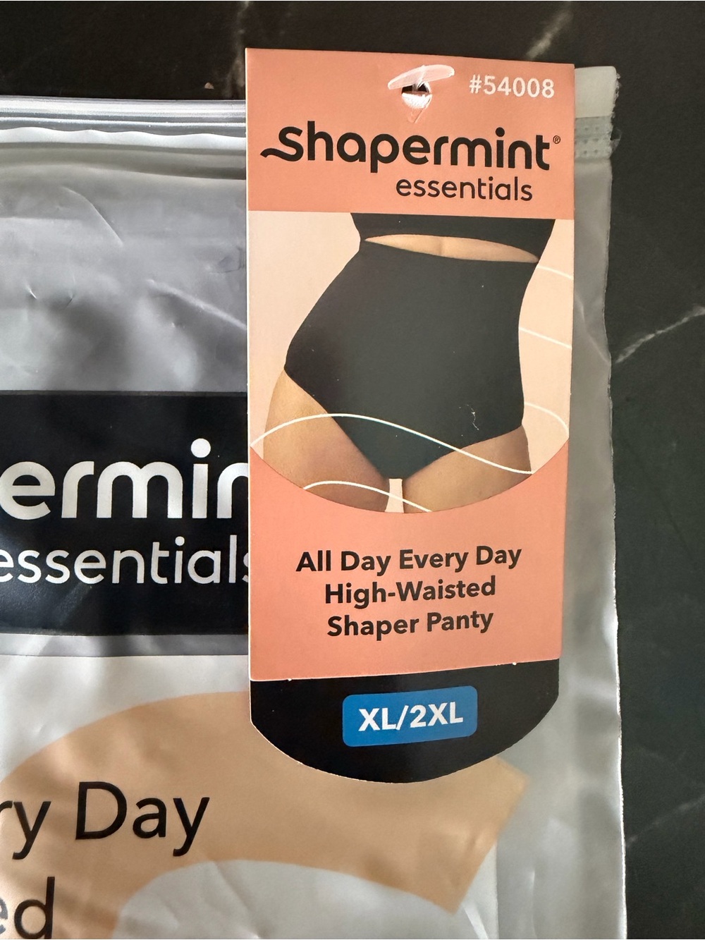 Shapermint Essentials High-Waisted Shaper Panty -  Black XL-2XL
